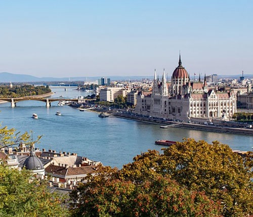 Budapest, ungarische Hauptstadt im Sommer