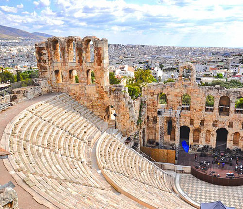Athen, Odeon, Amphitheater, Griechenland