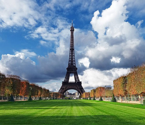 Der Eiffelturm in Paris, Frankreich